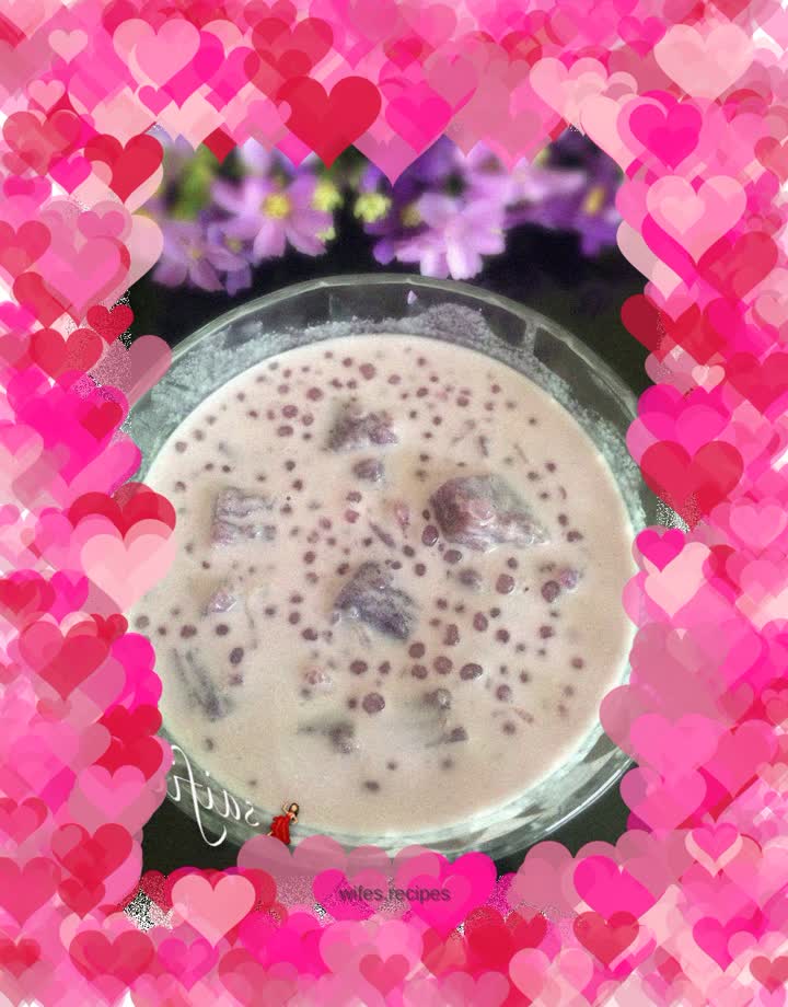Purple Sweet Potato Sago