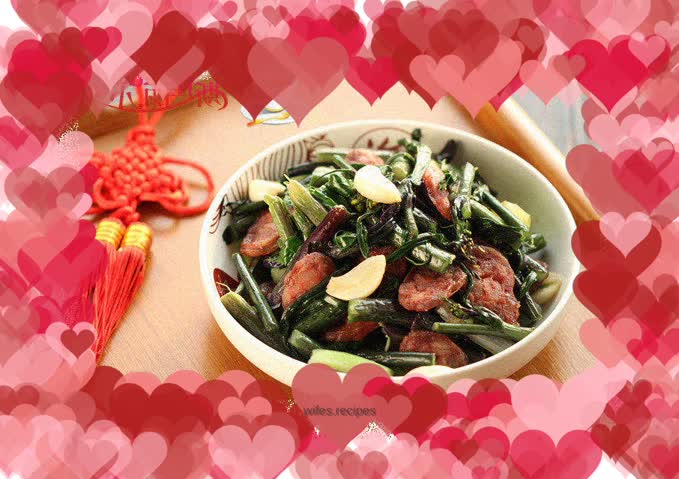 【Hubei】Stir-fried sausage and sprouts