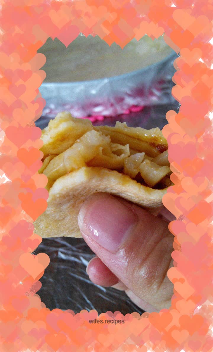 Delicious egg burrito