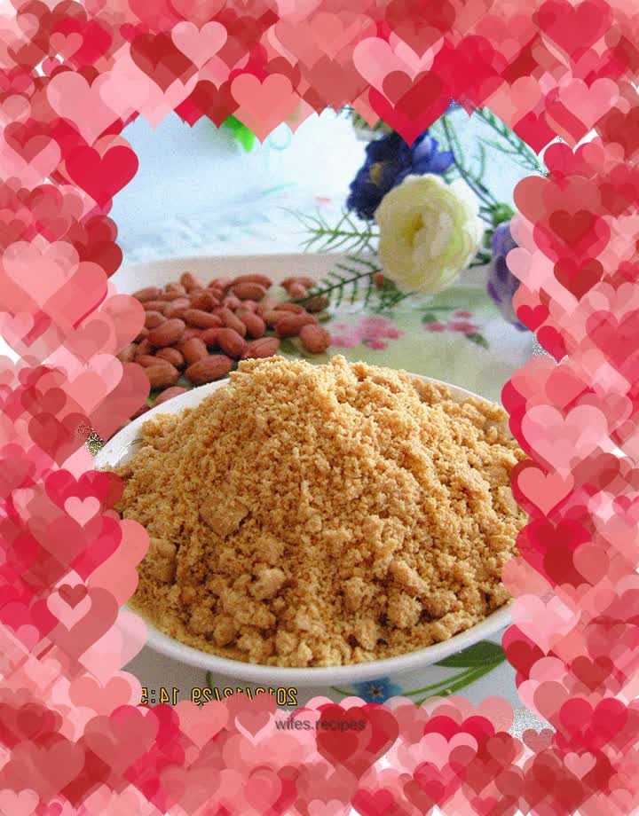 Homemade peanut flour