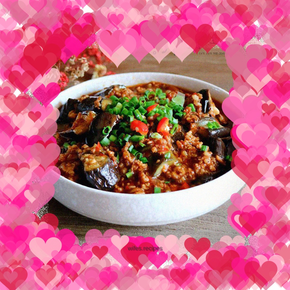 Eggplant with minced meat