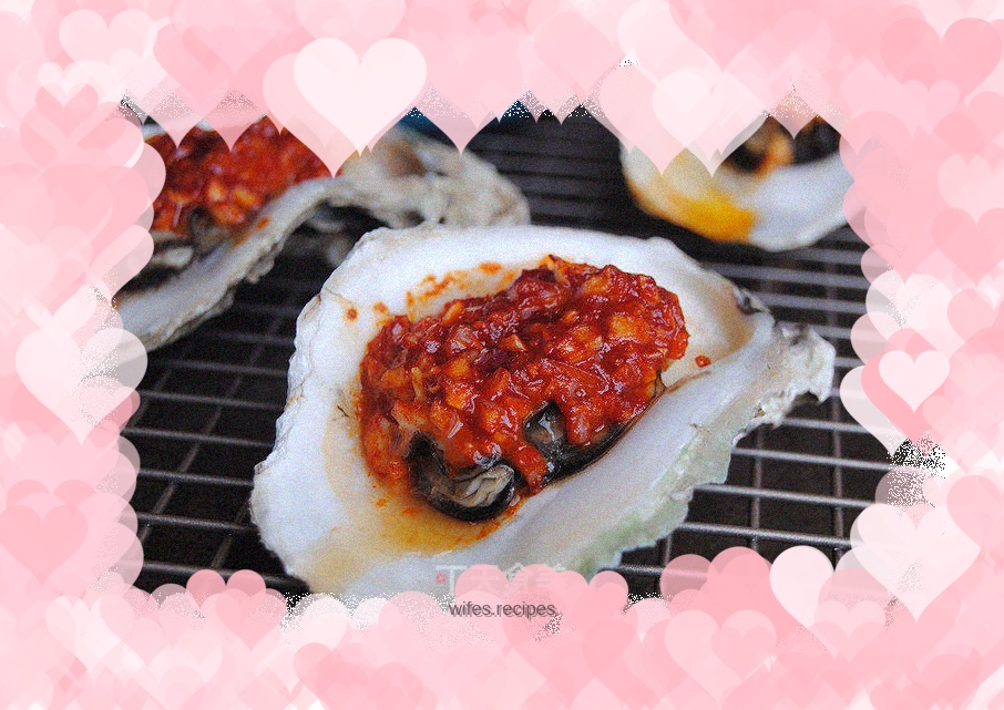 Grilled Oysters with Korean Chili Sauce