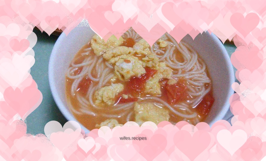 Tomato and Egg Pot Noodles