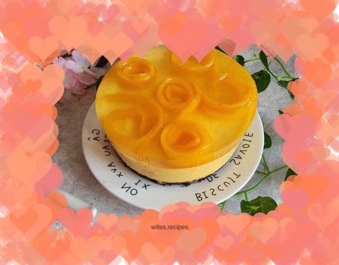 Rose Crystal Mango Mousse