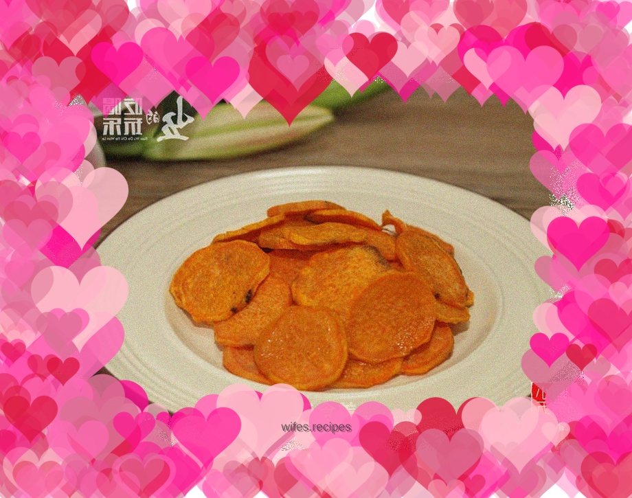 Roasted sweet potato chips: a natural and healthy snack