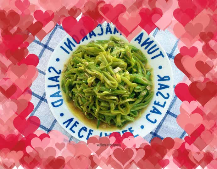 Vegetarian fried shredded beans