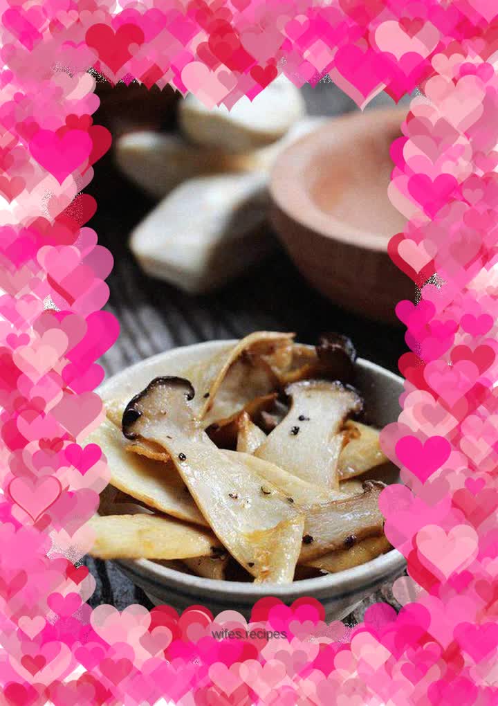Rich and delicious---Black pepper king oyster mushroom