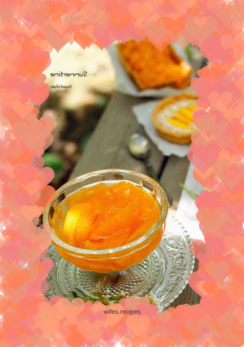 【Yellow peach syrup】