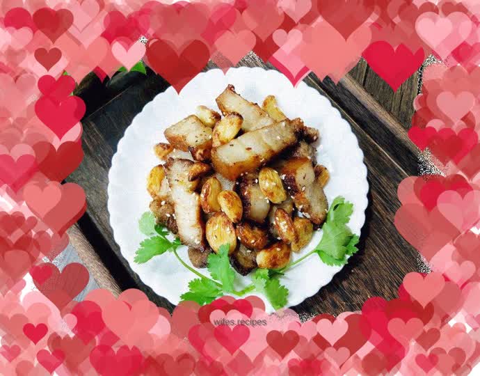 Garlic grilled pork belly