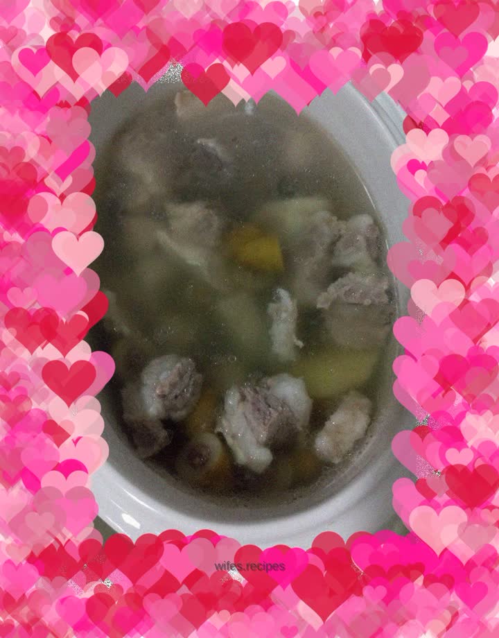 Braised Pork Ribs with Green Olives