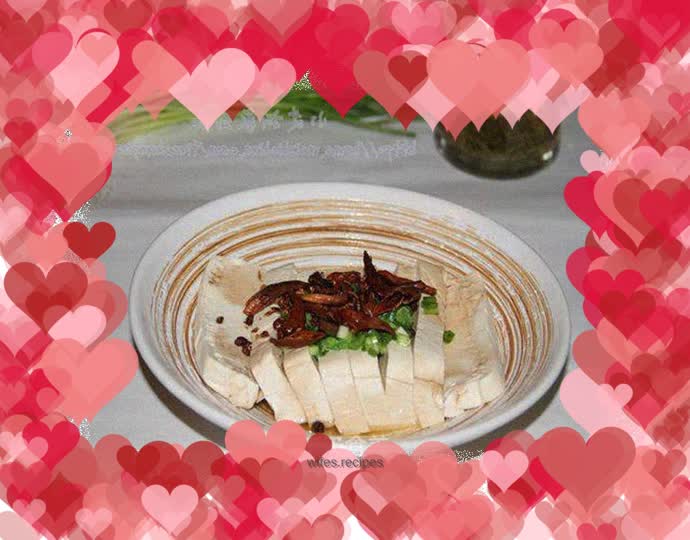 Oil-splashed tender tofu