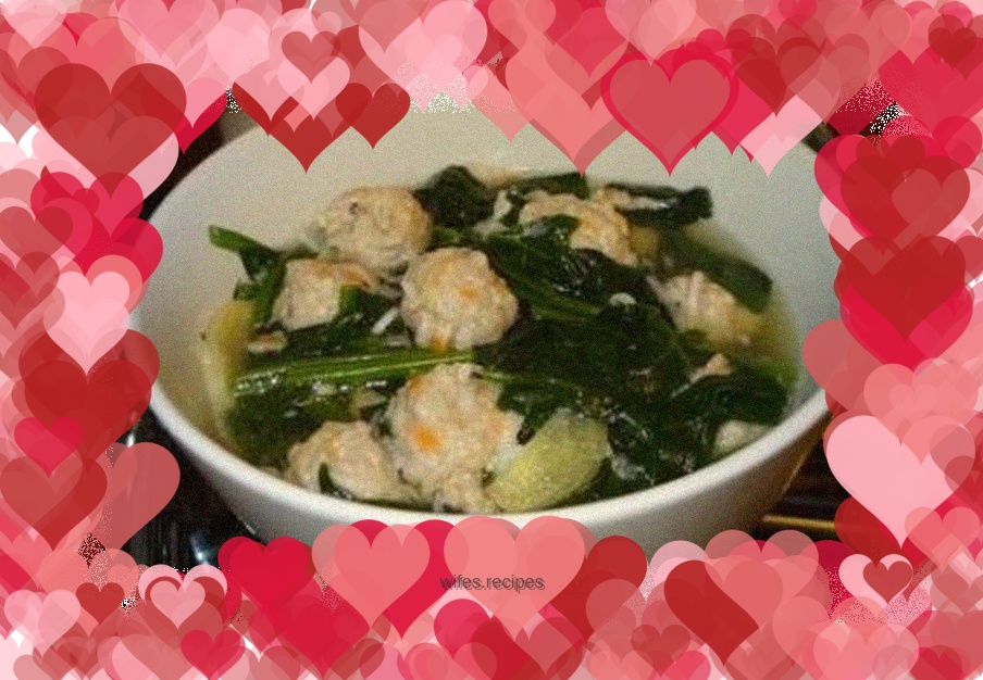 Spinach Meatball Soup