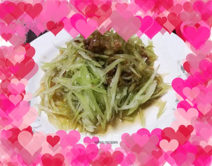 Mixed shredded bamboo shoots