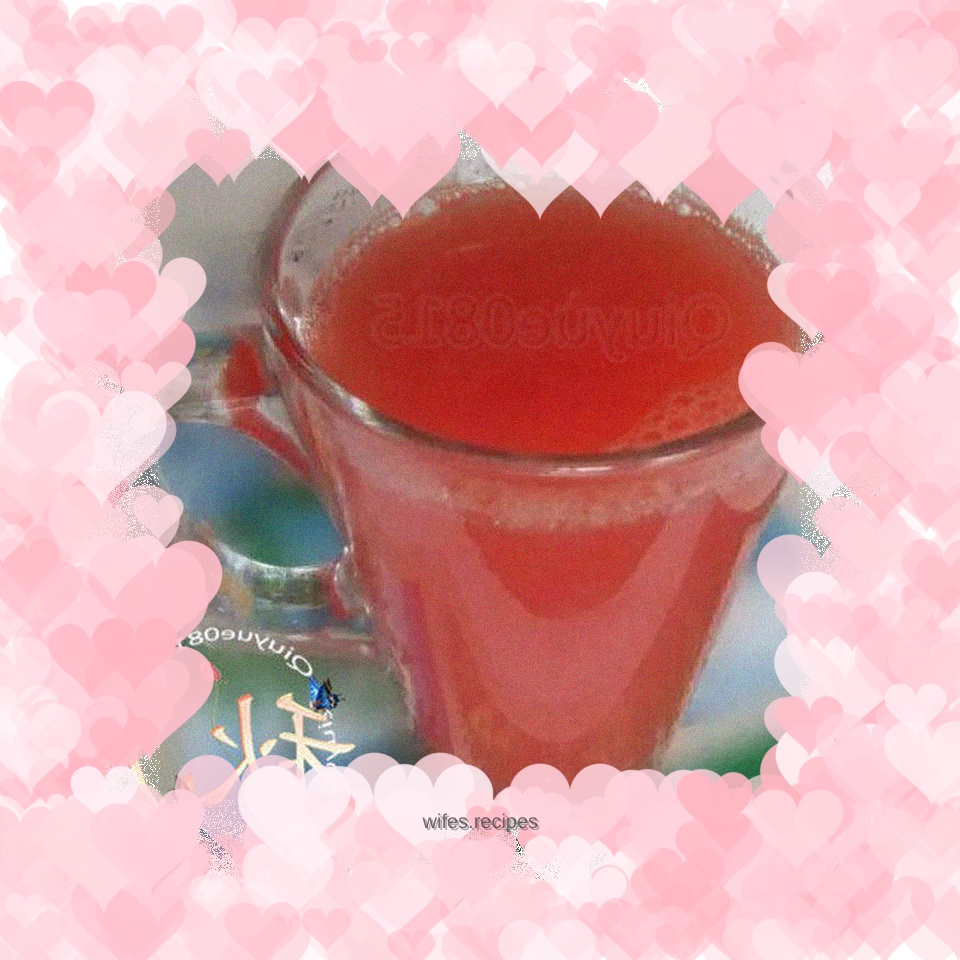 Pure watermelon juice