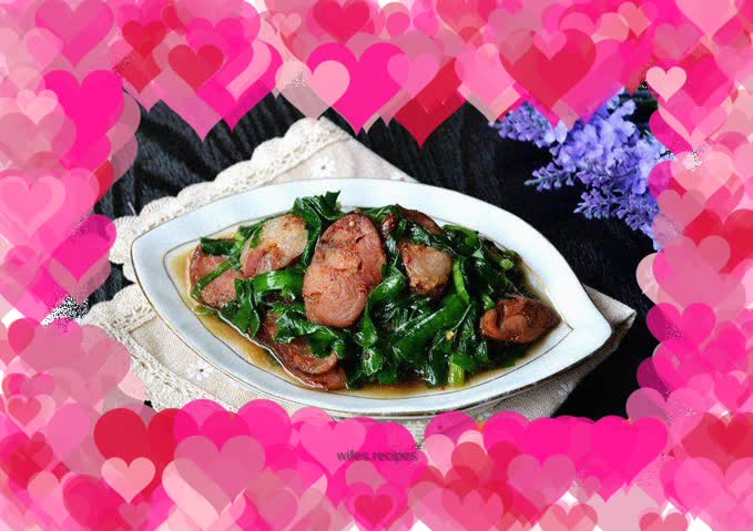Spicy Sausage Stir-fried Chives