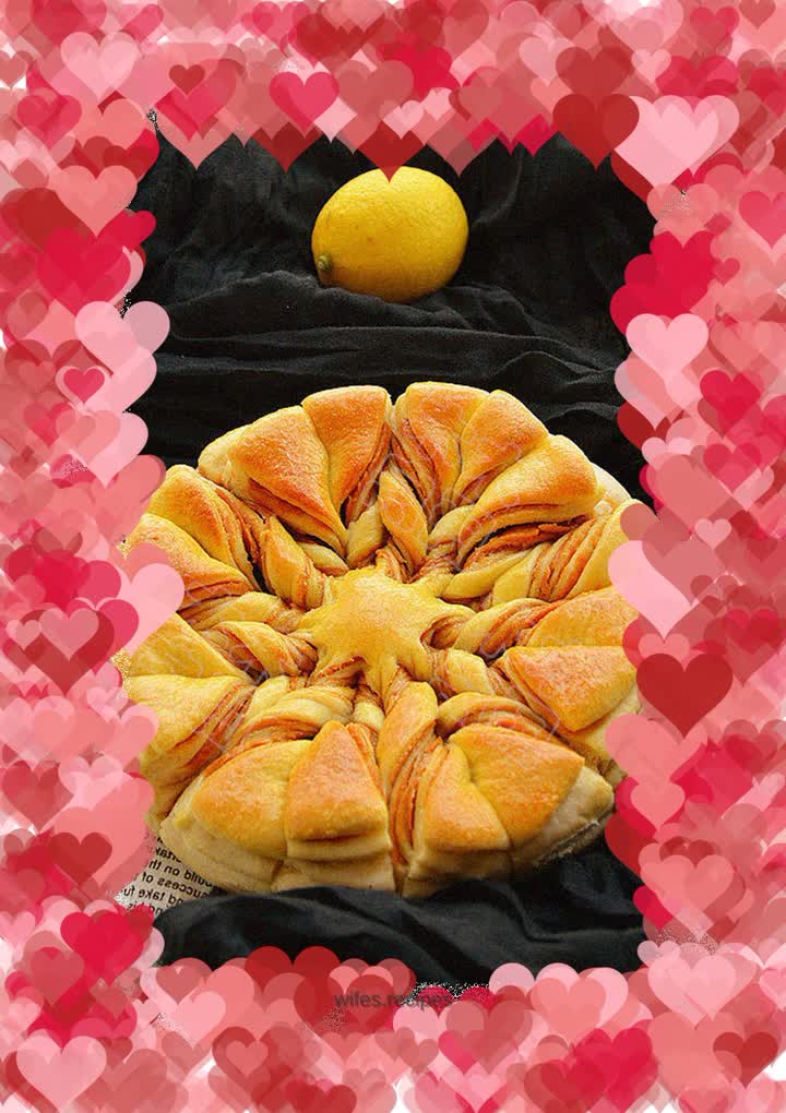 Festive peanut butter bread