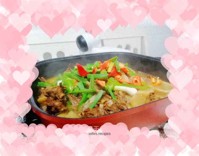 Roasted shelduck with radish