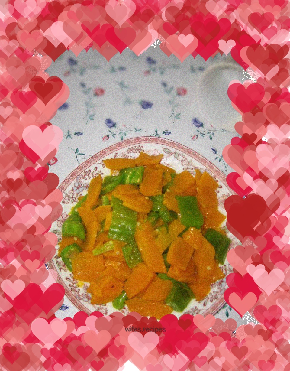 Spicy pepper pumpkin slices