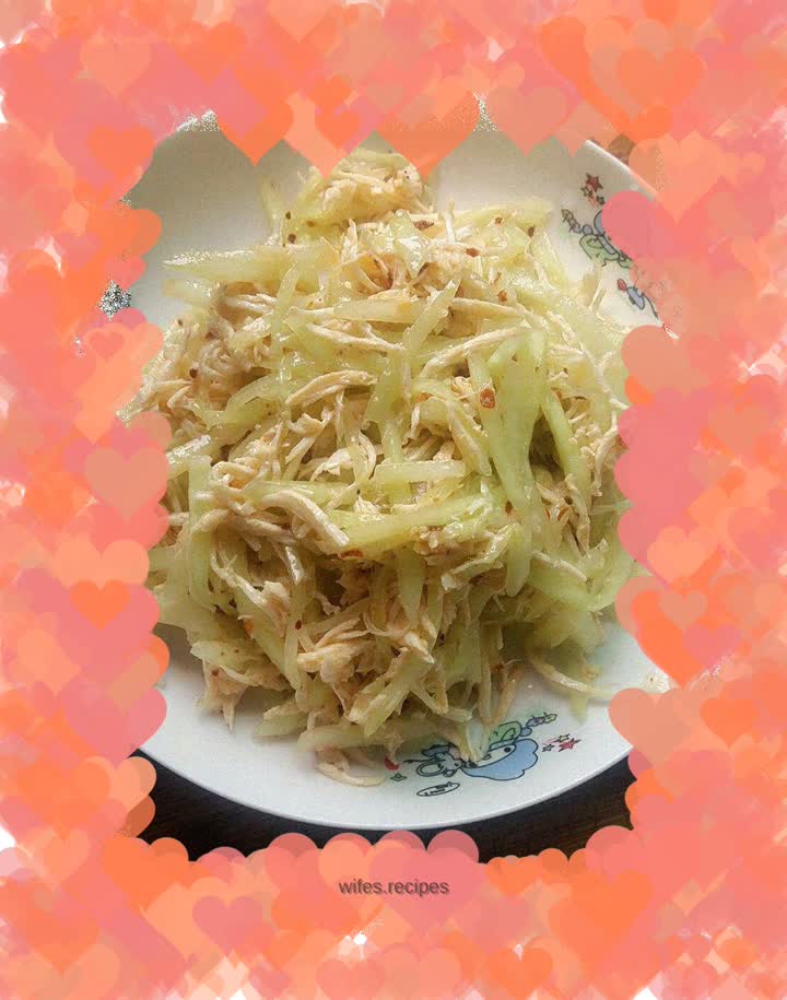 Shredded Chicken and Cucumber