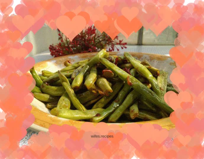 Stir-fried green beans