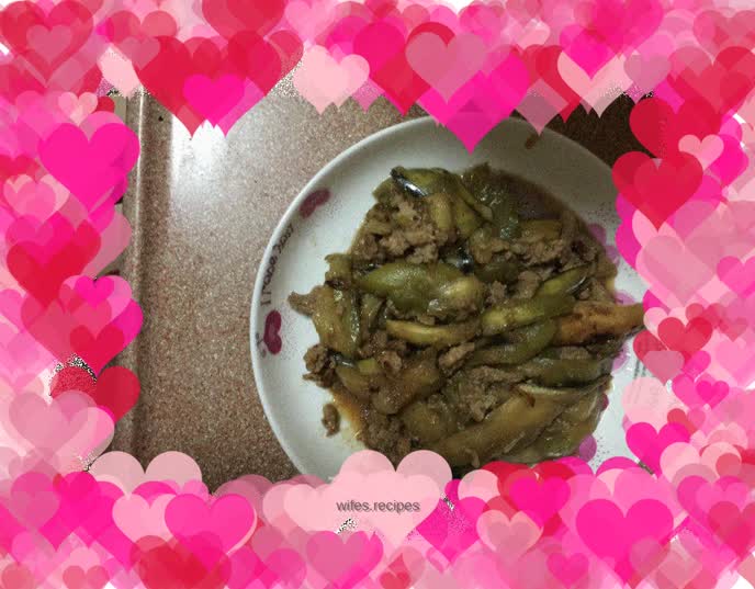 Eggplant with minced meat