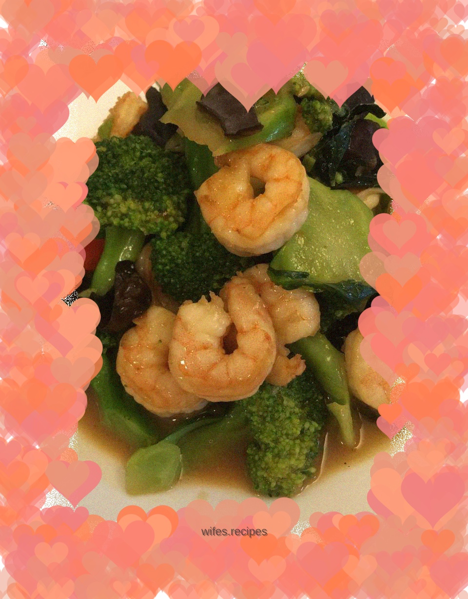 Broccoli and Prawns