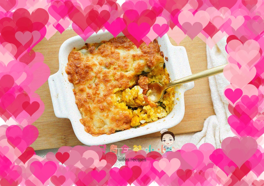 Pumpkin Baked Rice for 12 months and above