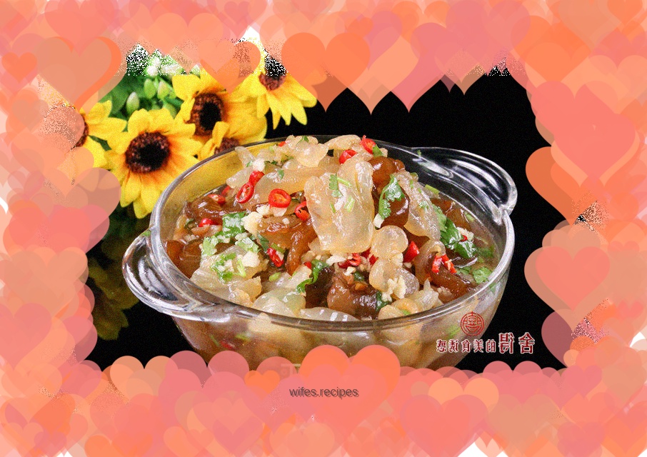 Chilled jellyfish head