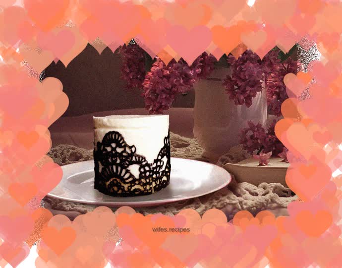 Tofu cheese mousse cake