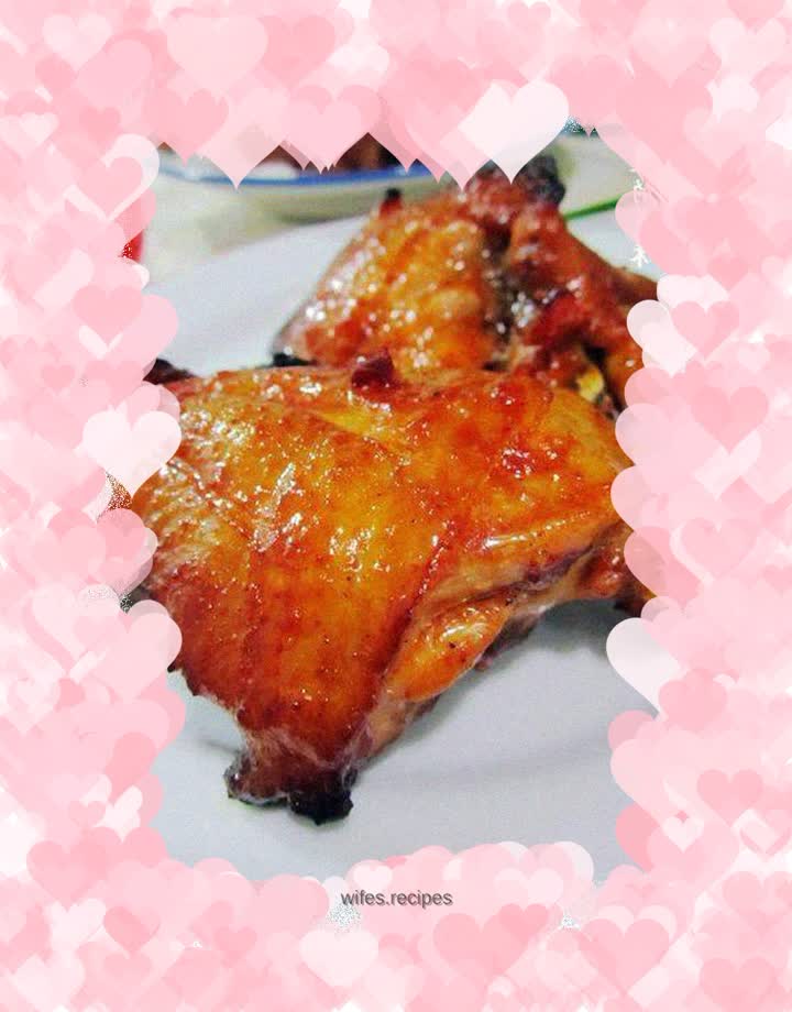 Homemade roasted chicken legs