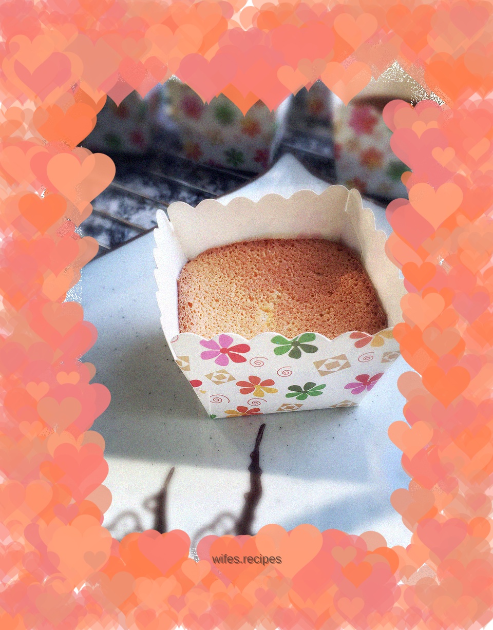 Hokkaido chiffon cake cup