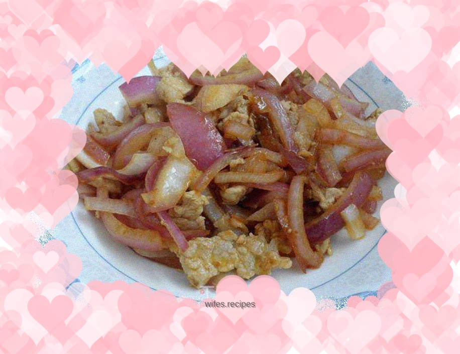 Home-cooked Northeastern dishes----Fried pork with green onions