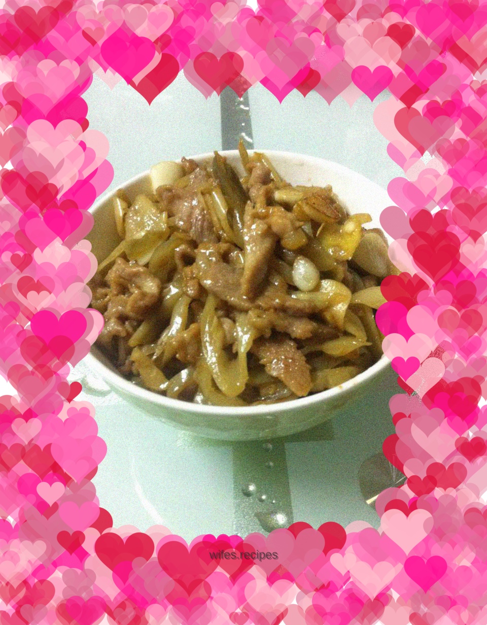 Stir-fried Pork with White Pepper