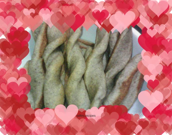 Black rice bread sticks