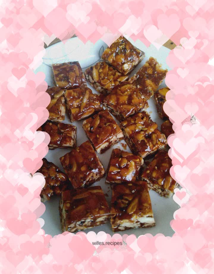 Walnut and melon seed sesame candy