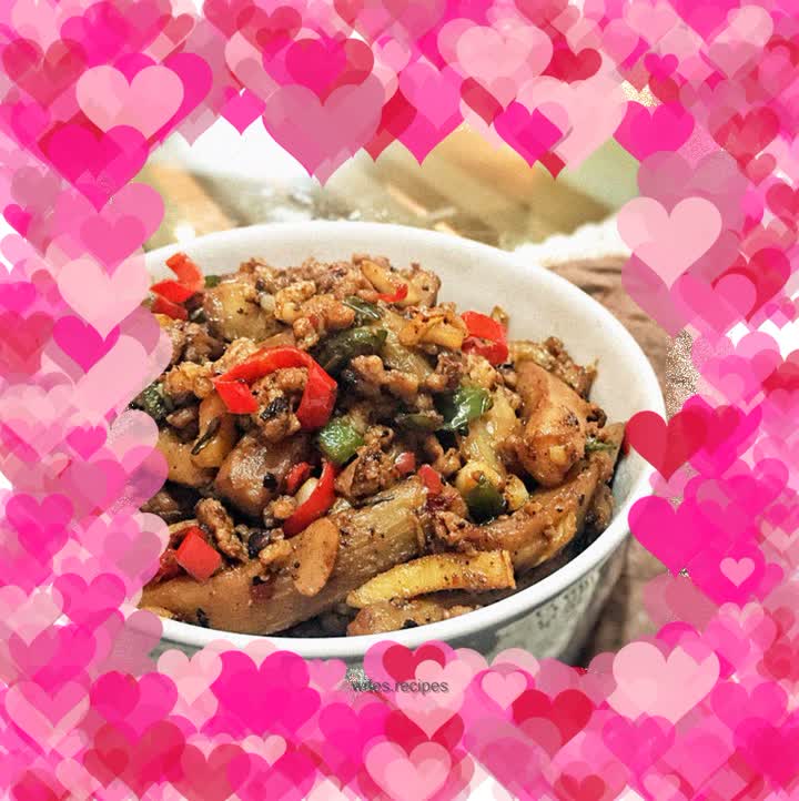 Sautéed Pork and Eggplant