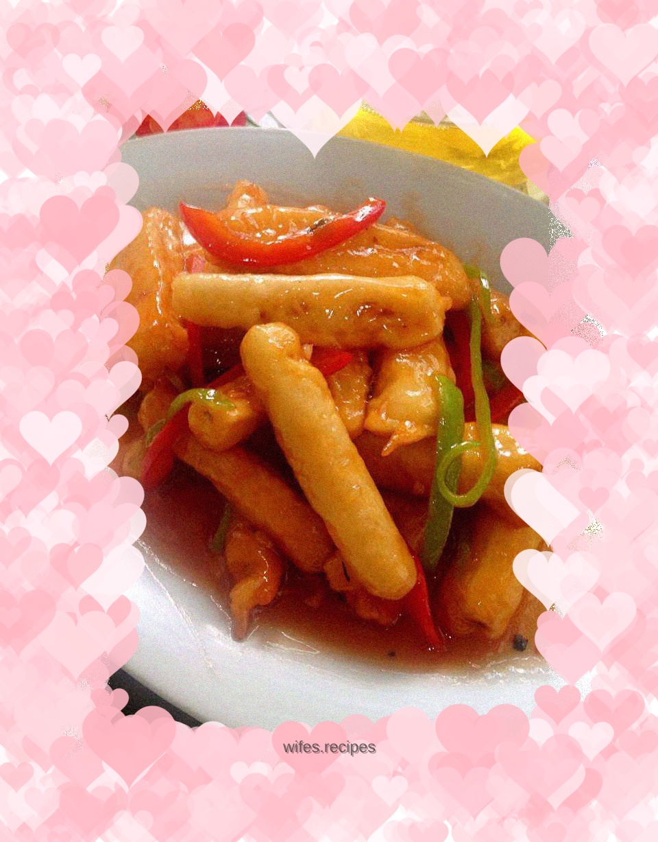 Sweet and sour crispy eggplant