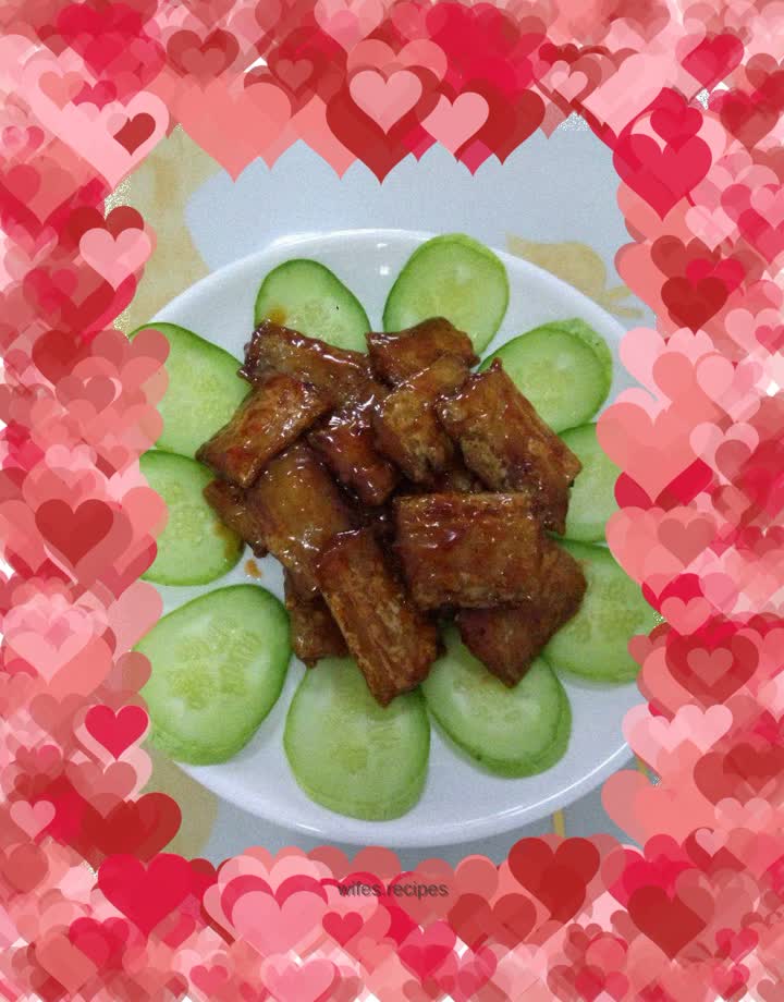 Sweet and sour hairtail fish