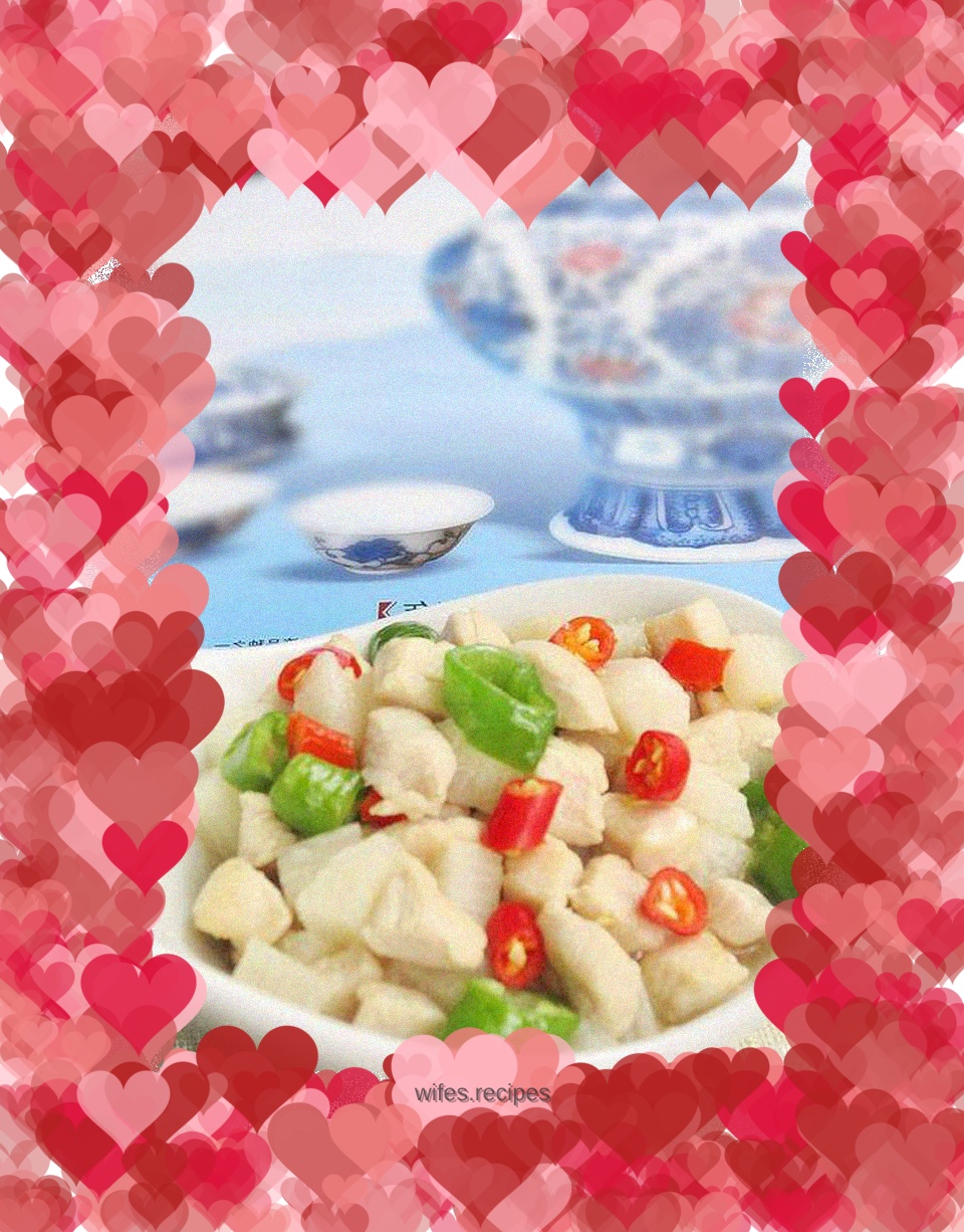 Stir-fried diced chicken with yam