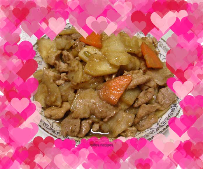 Roasted Pork with Potato Chips