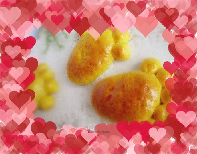 Little feet pork floss buns