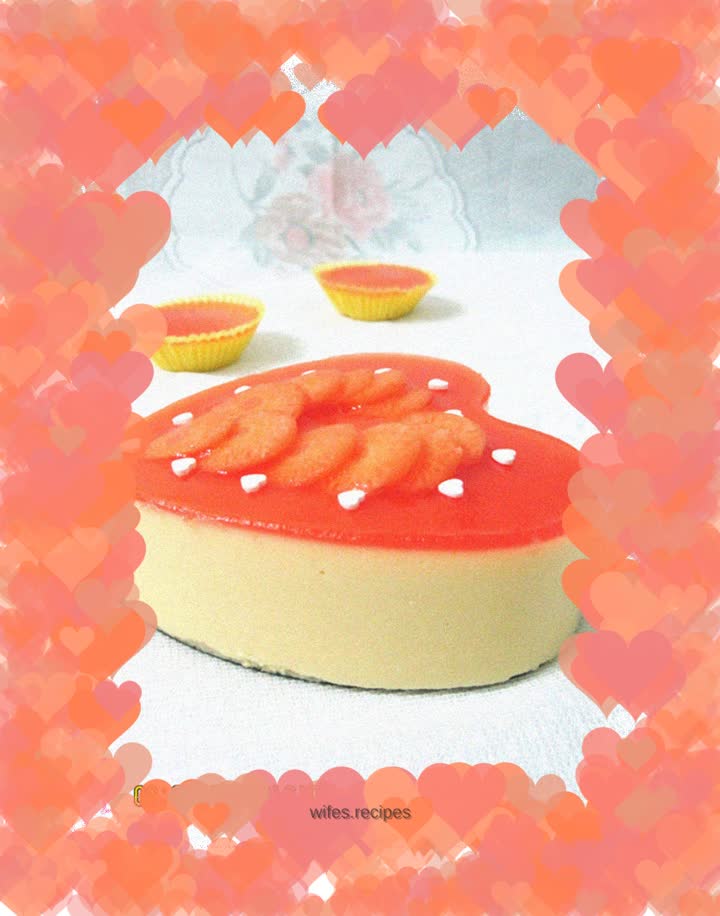Mango mousse cake