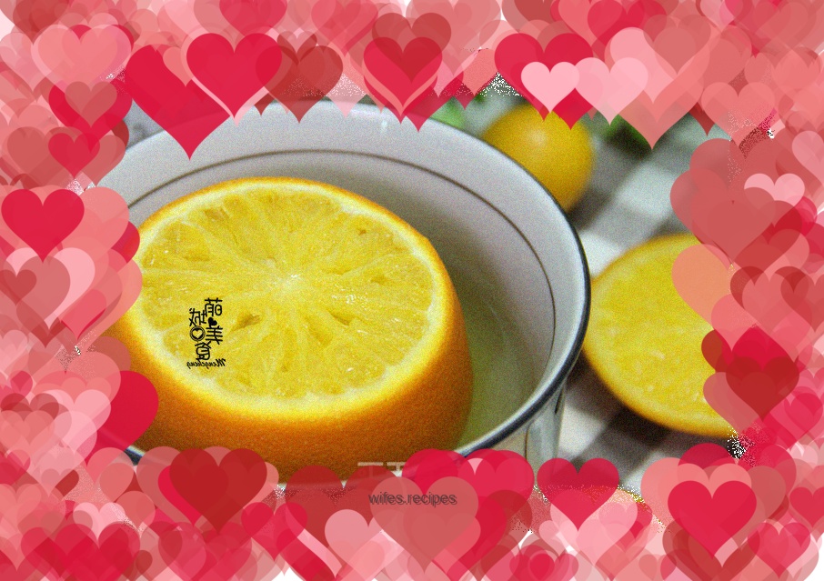 Cough reliever - steamed oranges