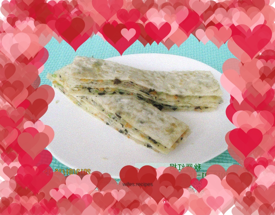 Nutritious meal for children: Hot noodles stuffed with mille-feuille cake---Teach you how to hot noodles