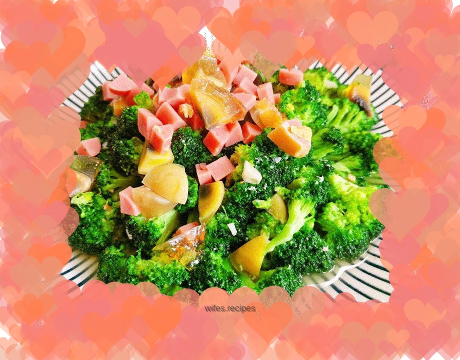 Broccoli in soup is fresher than fish and mutton