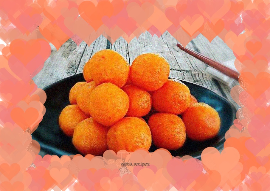 Sweet, soft and glutinous sweet potato balls