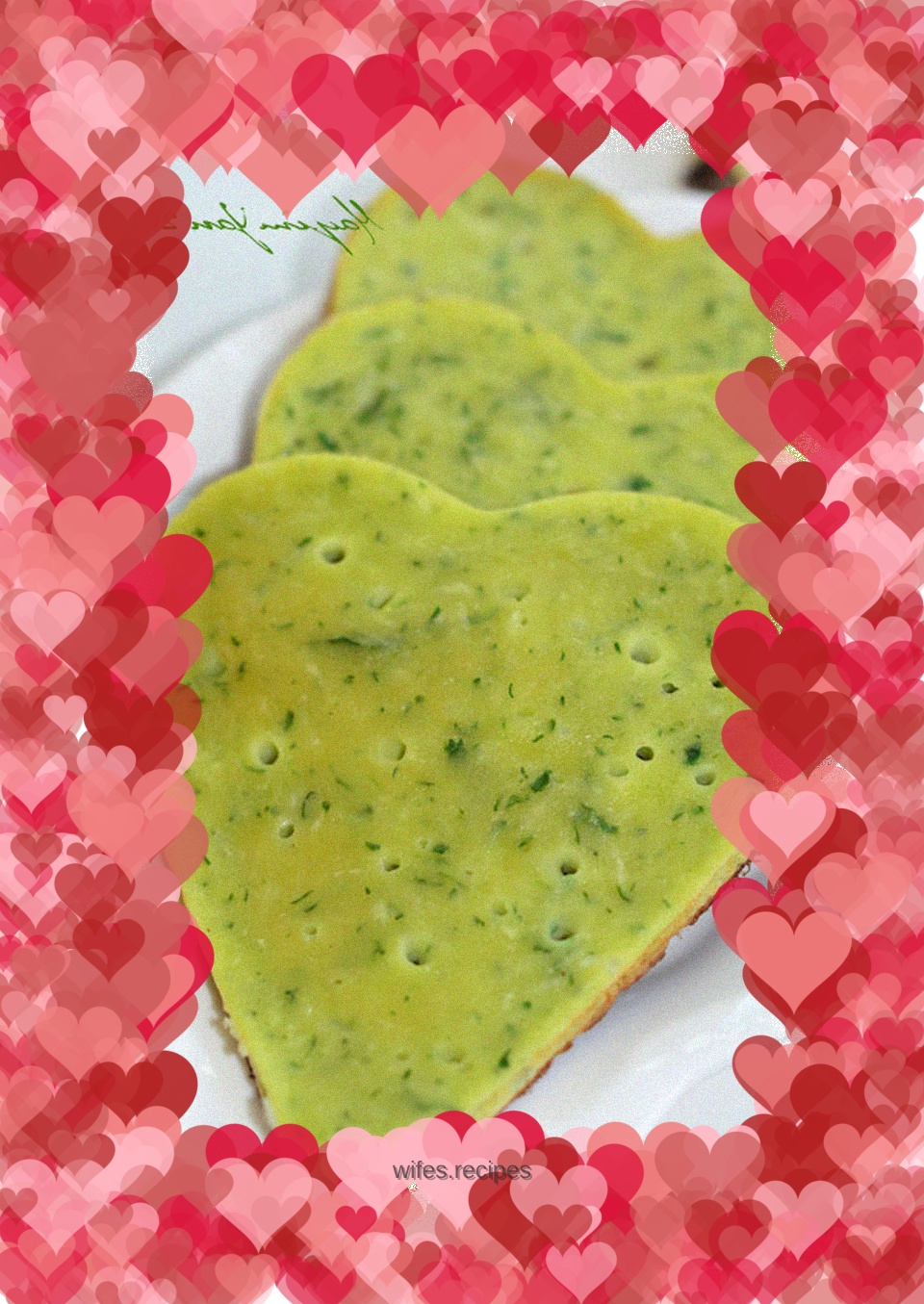 [Cucumber Egg Pancake] The natural green color is tempting!