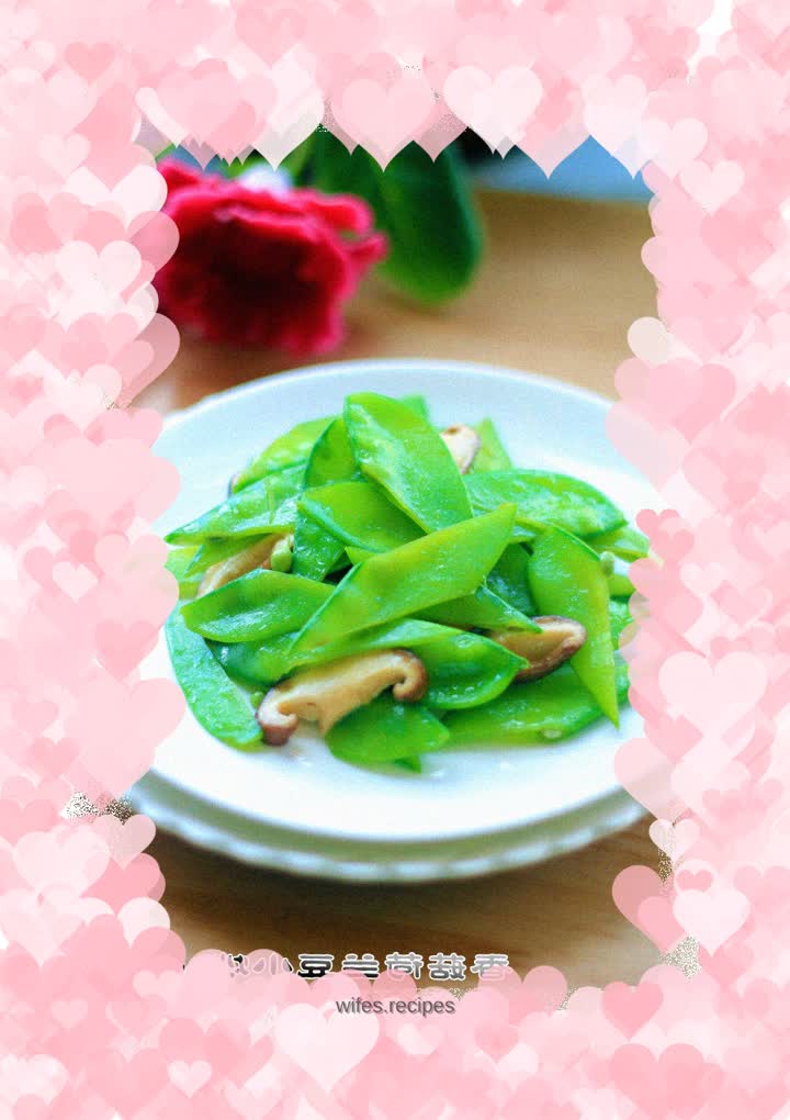 Relieve the burden on the stomach and intestines with a refreshing summer dish - stir-fried mushrooms and snow peas