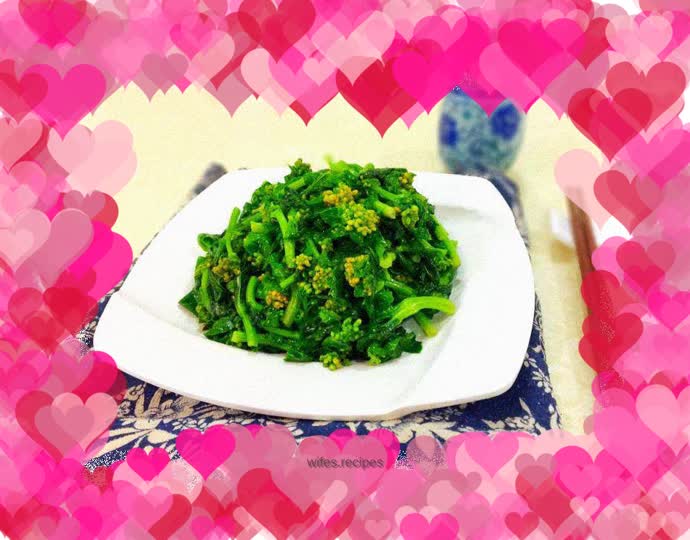 Roasted cabbage with moss