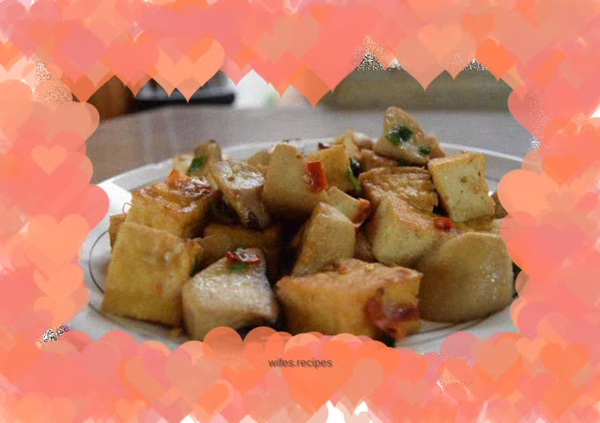 King Oyster Mushroom Braised Tofu